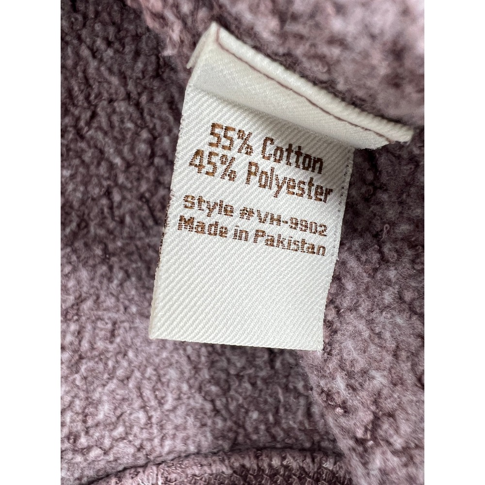 Vintage Havana Cropped Balloon Sleeve Sweatshirt Streetwear Brown Taupe Small - Picture 6 of 7
